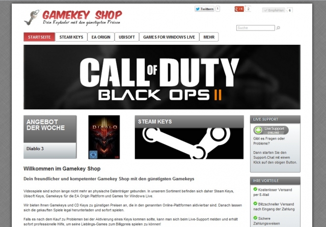 Screenshot Gamekey-Shop Screenshot Gamekey-Shop