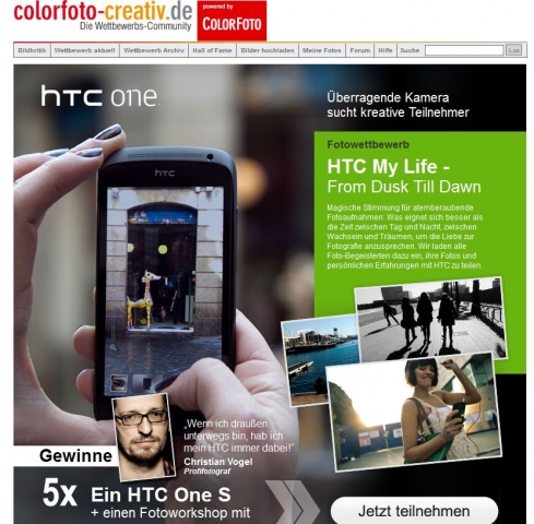 HTC Fotowettbewerb