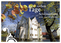 Schlössertourenkarte des Schlösserland Sachsen