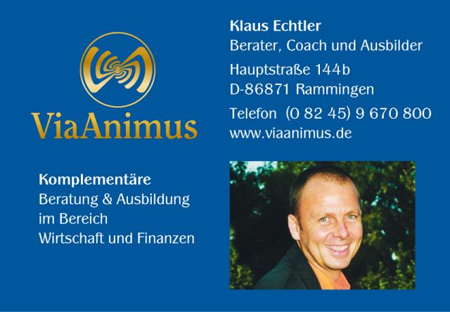 ViaAnimus - Komplementäre Wirtschafts- und Finanzberatung u. Ausbildung