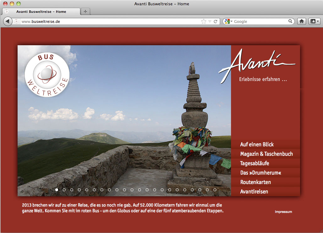 Launch der www.busweltreise.de