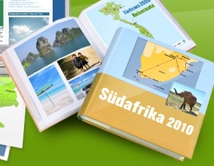Innovative Idee: Selbst erstellte Landkarte in einem Fotobuch Innovative Idee: Selbst erstellte Landkarte in einem Fotobuch