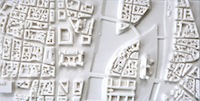 Stadtmodell Paris, Maßstab 1:5000, Quelle: Kubikwerk Stadtmodell Paris, Maßstab 1:5000, Quelle: Kubikwerk
