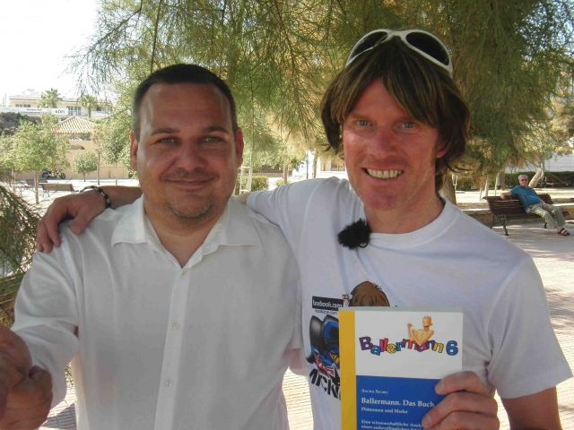 Dr. Sacha Szabo mit Mickie Krause, Malle 2012