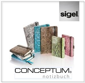 Verführerisch CONCEPTUM® Notizbücher im Python Look