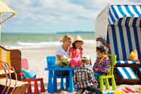 Kinderbetreuung am Strand. Quelle: Strandhotel-Fischland
