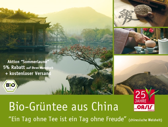 Bio-Grüntee aus China Bio-Grüntee aus China