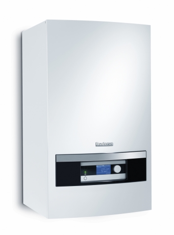 Das Innenmodul der neuen Luft/Wasser-Wärmepumpe Logatherm WPLS hat einen integrierten Elektro-Heizst Das Innenmodul der neuen Luft/Wasser-Wärmepumpe Logatherm WPLS hat einen integrierten Elektro-Heizst