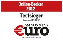 comdirect als bester Online-Broker 2012 ausgezeichnet comdirect als bester Online-Broker 2012 ausgezeichnet