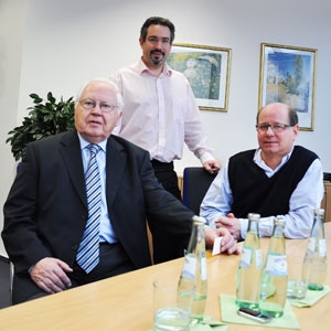 Geschäftsführer Wilhelm und Stephan Oberste-Beulmann und Leiter des ERP-Projektes, Dirk Thiemann, im Geschäftsführer Wilhelm und Stephan Oberste-Beulmann und Leiter des ERP-Projektes, Dirk Thiemann, im
