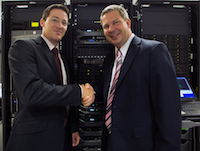 Christian Riedel, DFS, (links) und Martin Hintelmann, Dell (Quelle: GaleriaFotografia International) Christian Riedel, DFS, (links) und Martin Hintelmann, Dell (Quelle: GaleriaFotografia International)
