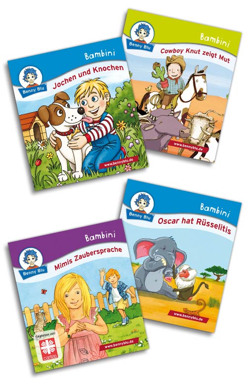 Bücher aus der Reihe Benny Blu Bambini zum Thema Freundschaft Bücher aus der Reihe Benny Blu Bambini zum Thema Freundschaft
