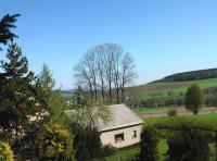 das Ferienhaus in ruhiger Lage am Ortsrand von Crottendorf