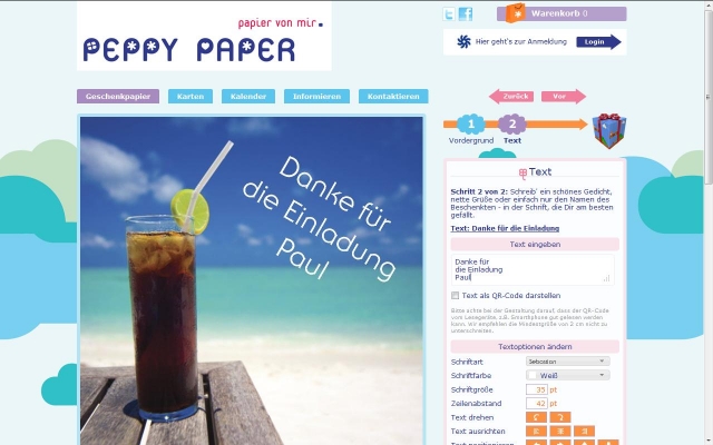 Den Sommer schenken? mit selbst gestaltetem Geschenkpapier Den Sommer schenken? mit selbst gestaltetem Geschenkpapier