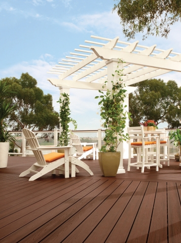 Terrassendielen von Trex sind umweltfreundlich und pflegeleicht