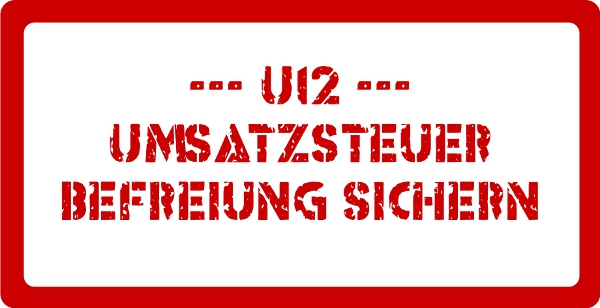 U12-Umsatzsteuer Befreiung Sichern U12-Umsatzsteuer Befreiung Sichern