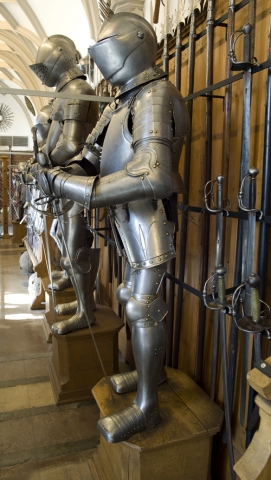 Waffensammlung auf Schloss Sigmaringen. Foto: Reiner Löbe