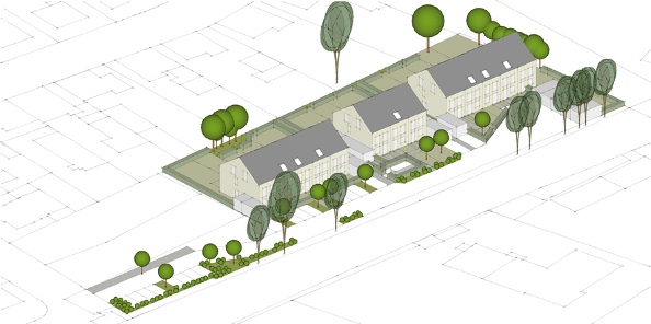 Der Wohnpark der Deutsche Reihenhaus in Solingen