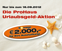 ProHaus Urlaubsgeld ProHaus Urlaubsgeld