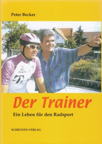 Radprofi Jan Ullrich und Trainer Peter Becker auf dem Buchcover.