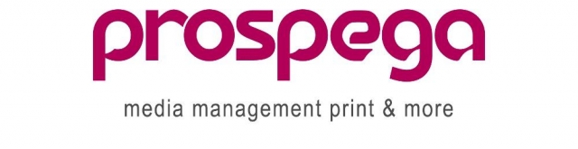 Logo der prospega GmbH - media management print&more Logo der prospega GmbH - media management print&more