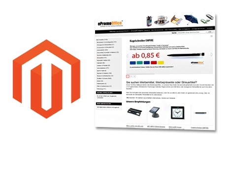 ePromoOffice - Magento Webshoplösung mit Werbeartikel Datenbank für die Werbemittelbranche ePromoOffice - Magento Webshoplösung mit Werbeartikel Datenbank für die Werbemittelbranche