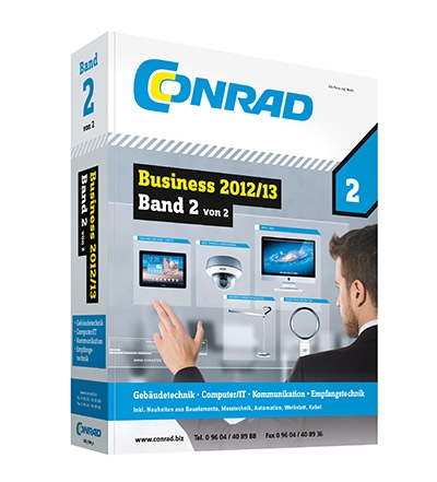Im neuen Katalog Business 2012/13 Band 2 präsentiert Conrad Electronic einen Teil seines 250.000 Art