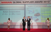 Eaton erhält für seine Kompressor-Technologie den „Global Innovation Award“ von Nissan.