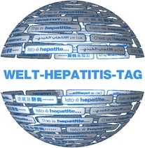Logo zum Welthepatitistag Logo zum Welthepatitistag