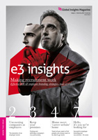 Marketingeinblicke von Profis weltweit mit Gobal Insights / Bild: E3 Marketingeinblicke von Profis weltweit mit Gobal Insights / Bild: E3