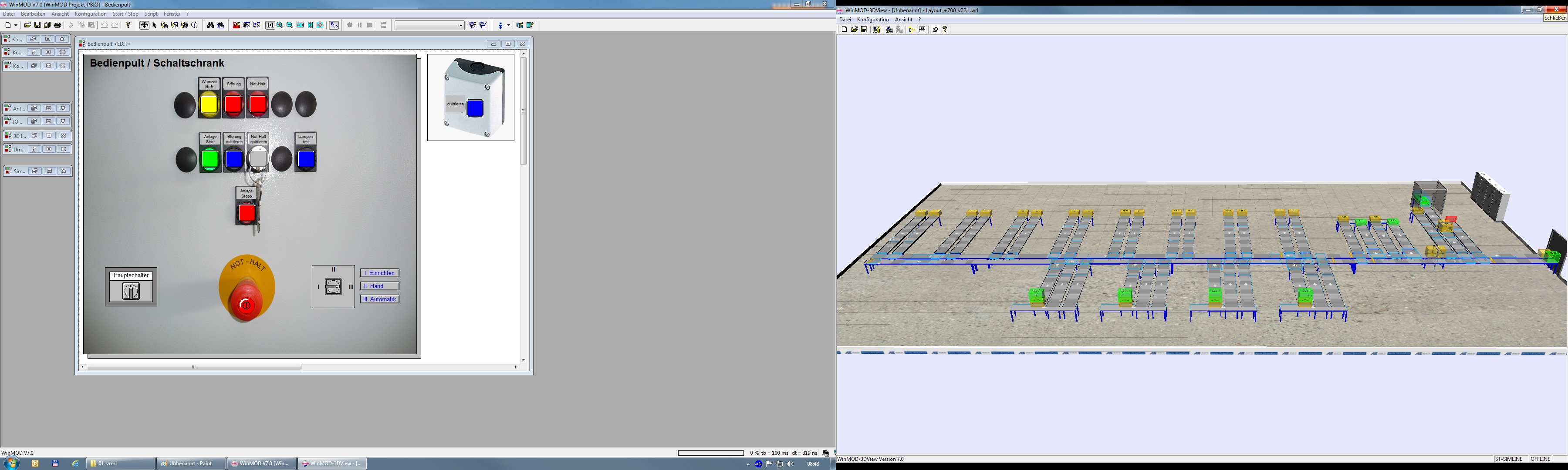 Bildschirmansicht Emulation