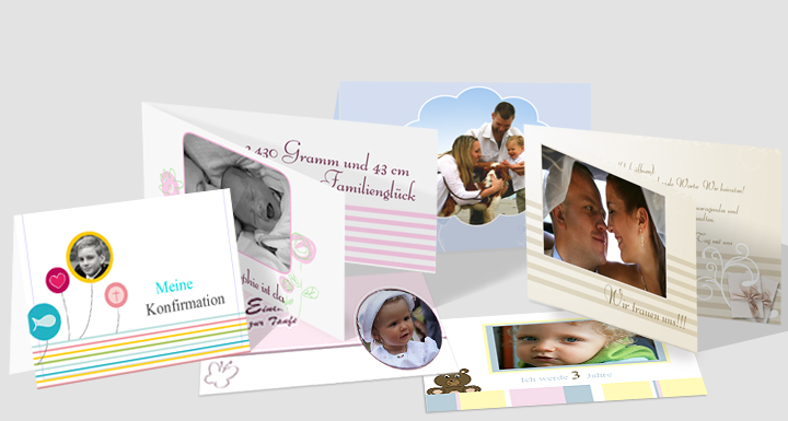 Individuelle Fotokarten mit innovativer Online-Applikation