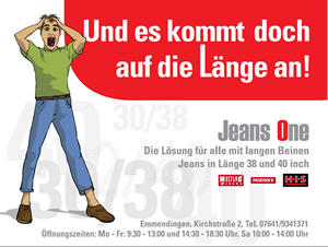 Jeans One: Kampagne 2012