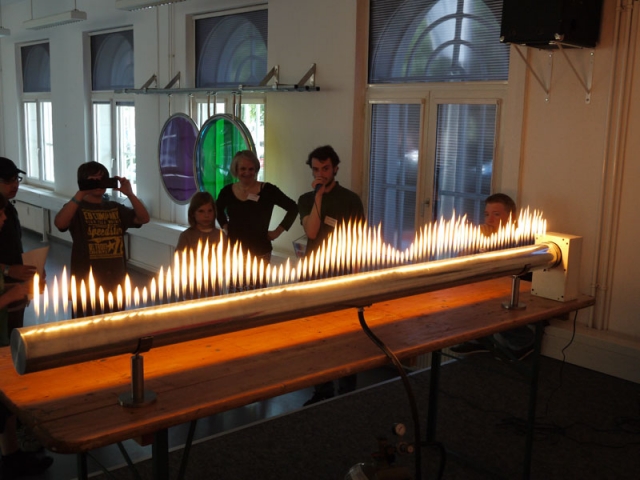 Tanzende Flammen in der EXPERIMINTA Tanzende Flammen in der EXPERIMINTA