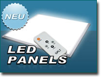 Led Panel mit Fernbedienung zum dimmen.