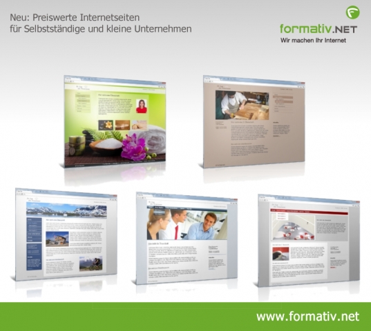 Schlanke Internetseiten für kleines Budget: Die Webdesigner von formativ.net, Frankfurt schnüren ein