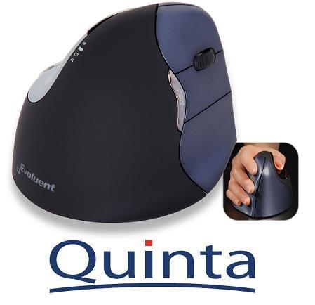 Die EVOLUENT Vertical Mouse 4 Wireless VM4WR mit ergonomischer senkrechter Handstellung bei der Bedi