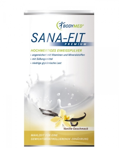 Bodymed Sana-Fit Premium ist ein hochwertiges Molkeneiweißprodukt Bodymed Sana-Fit Premium ist ein hochwertiges Molkeneiweißprodukt