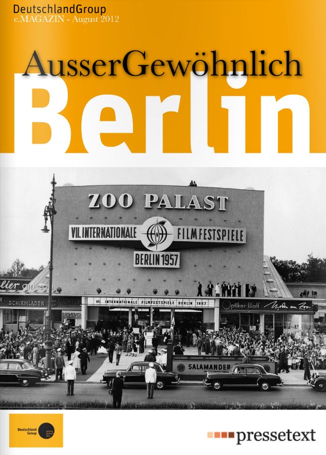 Das Cover der aktuellen Ausgabe von AusserGewöhnlich Berlin Das Cover der aktuellen Ausgabe von AusserGewöhnlich Berlin