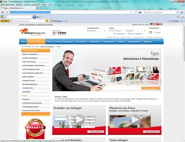 Extra-Service bei OnlineFotoservice.de: CEWE FOTOBUCH leicht gemacht Extra-Service bei OnlineFotoservice.de: CEWE FOTOBUCH leicht gemacht