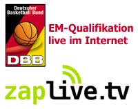 EM-Qualifikation erstmalig live im WebTV EM-Qualifikation erstmalig live im WebTV