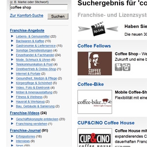 Franchise-Systeme und Gründerwissen schnell finden - mit dem Franchise-Finder Franchise-Systeme und Gründerwissen schnell finden - mit dem Franchise-Finder
