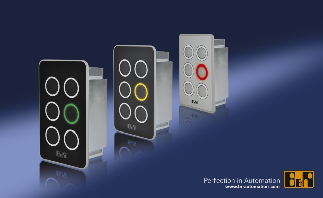 Das neue B&R-Tastenmodul: cooles Design, robust im industriellen Einsatz.