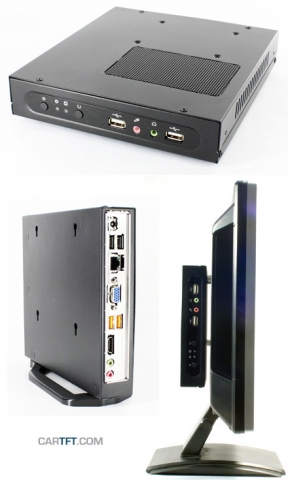 MiniPC HAHE-DN-B Gehäuse (für Intel DN2800MT Half-Height ITX)