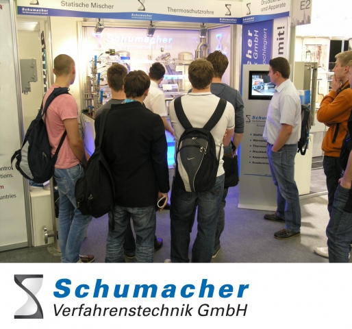 Schumacher Verfahrenstechnik GmbH auf der ACHEMA 2012 Schumacher Verfahrenstechnik GmbH auf der ACHEMA 2012
