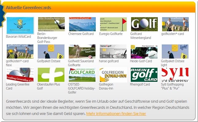Der größte Greenfeecard-Vergleich | greenfee24 Deutschlands Nummer Eins Golfportal Der größte Greenfeecard-Vergleich | greenfee24 Deutschlands Nummer Eins Golfportal