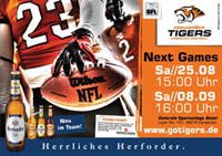 Kampagne der Tigers mit neuem Partner Herforder Brauerei Kampagne der Tigers mit neuem Partner Herforder Brauerei
