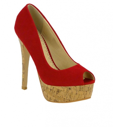 Peep-Toes mit Kork-Optik im Summer Sale nur 15,33 EUR Peep-Toes mit Kork-Optik im Summer Sale nur 15,33 EUR