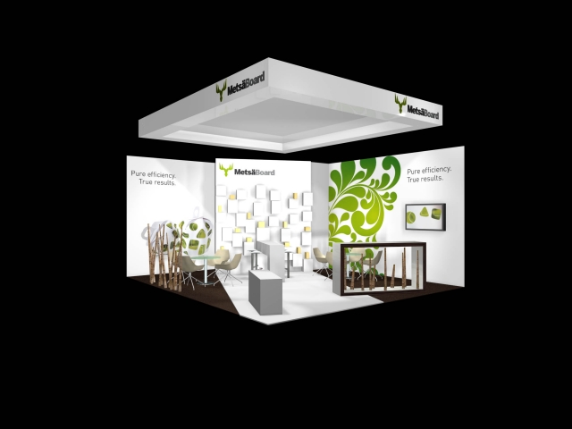 Messestand von MetsäBoard auf der FachPack Messestand von MetsäBoard auf der FachPack