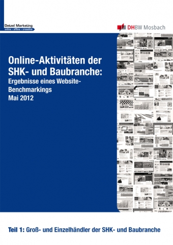 Ergebnisband Website-Benchmarking: Online-Aktivitäten der SHK- und Baubranche unter der Lupe!